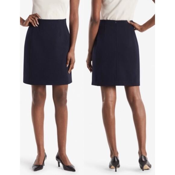 MM. Lafleur Crosby Textured Ponte Stretch Knit lava Skirt 3X - Picture 6 of 12